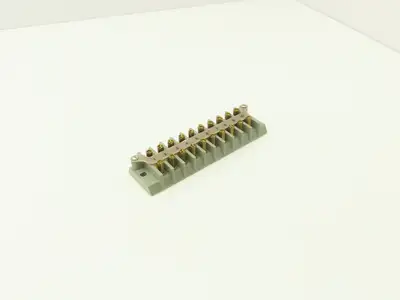 Kulka 17TB10 Terminal Block 2-Row 10-Position Military Grade