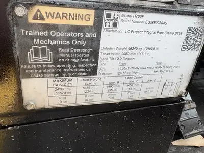 Used HYSTER H700HD Misc Forklifts Texas US | 4K Lift Co #1503087