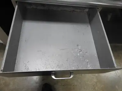 Used Falcon Restaurant Supply Used Commercial Stainless Steel Table with 2 Drawers Food Prep Tables Illinois US | Falcon Restaurant Supply #1376477