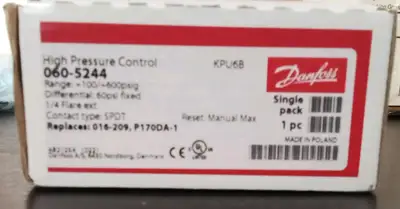 Used Danfoss 0605244 Pressure Switches US | Infinity wholesale & Supply LLC #1305658