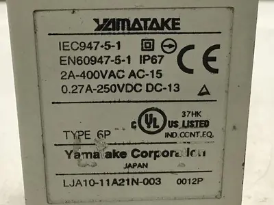 USED YAMATAKE LJA10-11A21N-003
