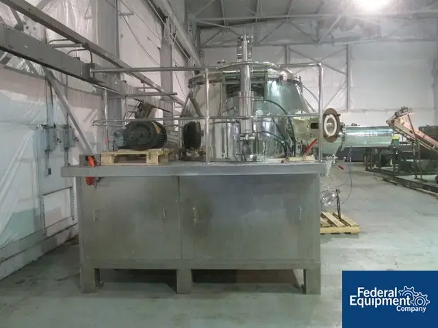 Used Tapasys Engineering Works 1200 Liter Tapasys High Shear Mixer, Model RMG-1200 Granulators Ohio US | Federal Equipment Company #126040