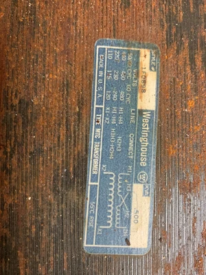 USED Westinghouse XJF-182410