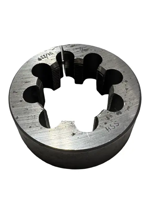 ProCut 1-11/16"-16 UN HSS Adjustable Round Die 3" Outside Diameter