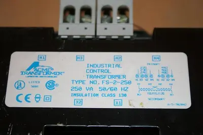 USED ACME ELECTRIC FS-2-250