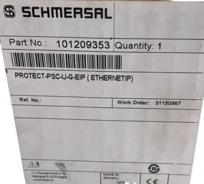 REPAIRED SCHMERSAL 101209353 ETHERNET PROTECT-PSC-U-G-EIP