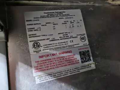 Continental CPA93, Commercial 93" Pizza Prep Table