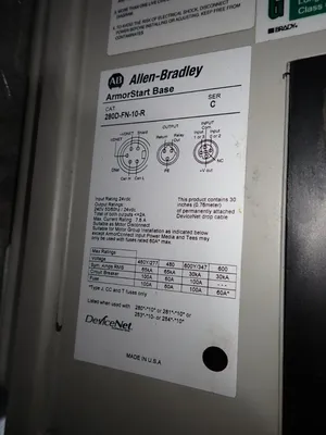 Used ALLEN BRADLEY 280DF12Z10CGRW3P1 Starters Ohio US | HGR 24 #878395