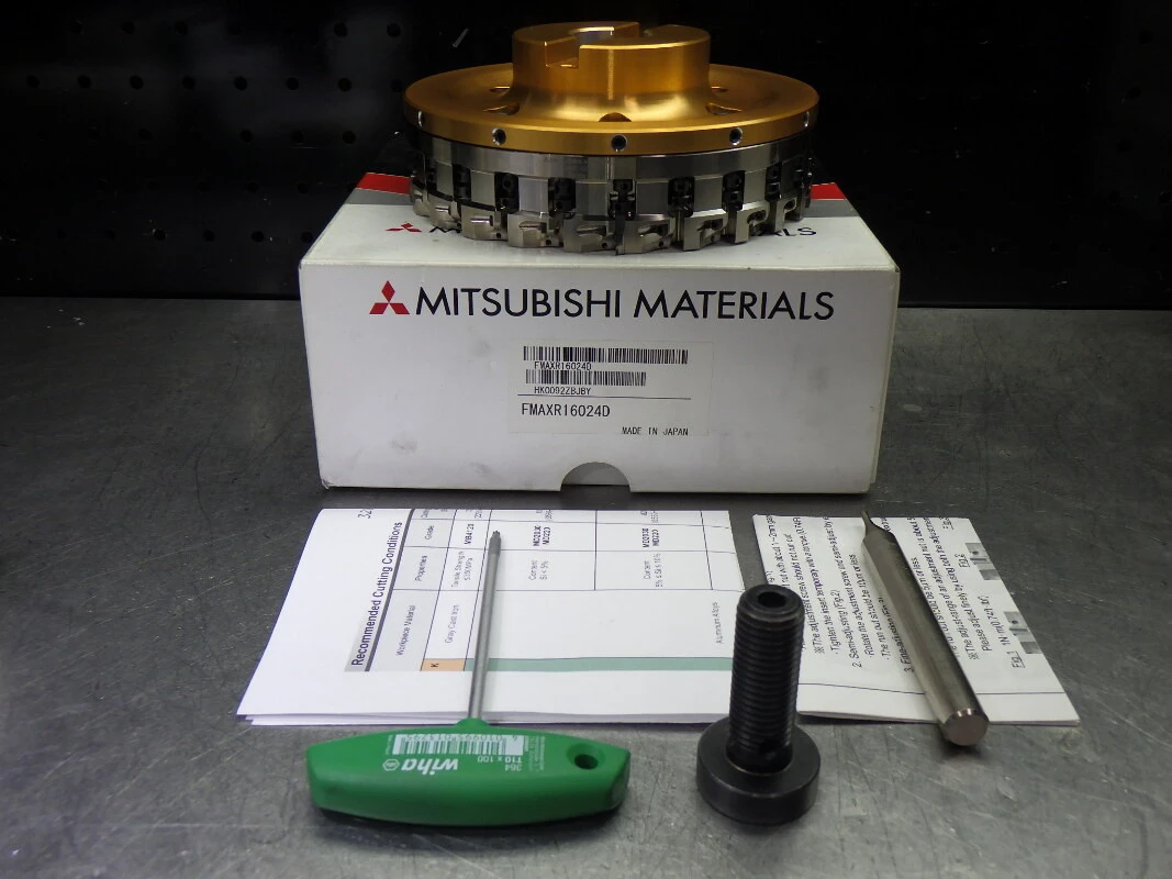 Mitsubishi FMAX 160mm Coolant Thru Facemill 1.25" Arbor FMAXR16024D (LOC1318A)