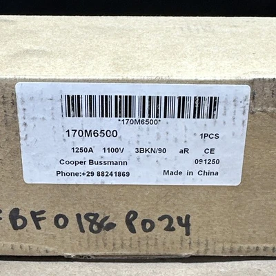NEW Cooper Bussmann 170M6500