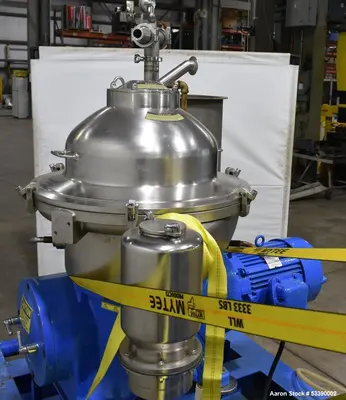 Used WESTFALIA SA-20-06-576 Disc Automatic Centrifuges Illinois US | Aaron Equipment #84659