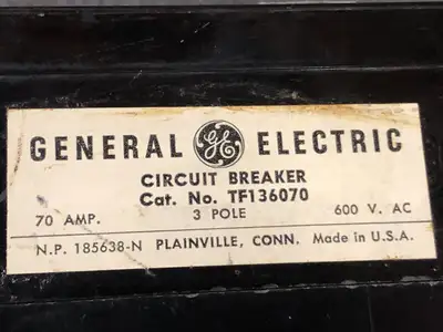 USED GENERAL ELECTRIC TF136070