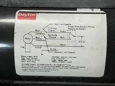 USED DAYTON 6Z086