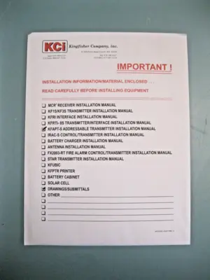 NEW Kingfisher Company Inc. APT-S