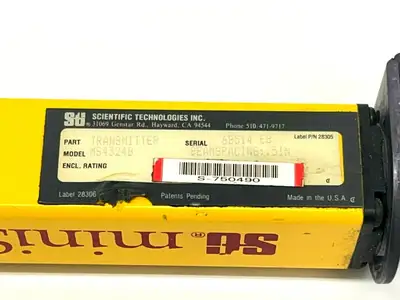 MS4324B | Omron STI  Safety Light Curtain MiniSafe-B Transmitter - For parts or not working