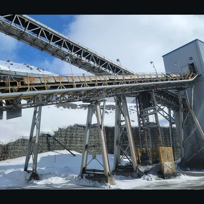 36in Wide x 242ft Long Channel Conveyor