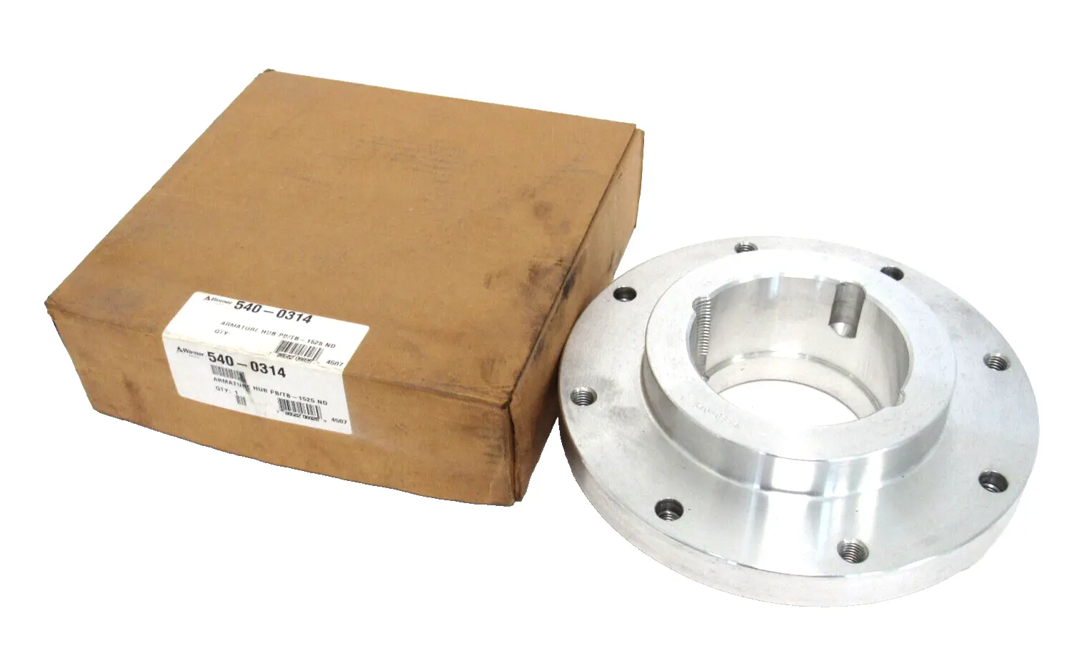 NEW WARNER ELECTRIC 540-0314 ARMATURE HUB PB/TB-1525ND 5400314