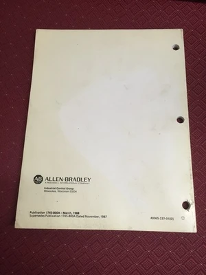 Allen Bradley AB Self-Teach Manual Bulletin 1745 SLC Programmable Controllers