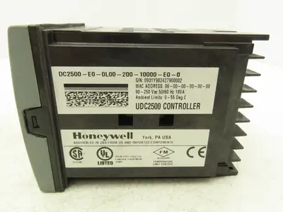 Honeywell UDC2500 Digital Temperature Controller DC2500-E0-0L00-200-10000-E0-0
