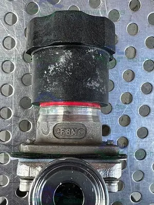USED ITT BIO-TEK DIAPHRAGM VALVE W/ 1/2" SANITARY FITTING