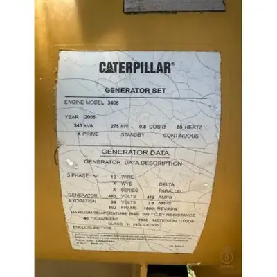 New | in-Stock CAT 3406C TA, INLINE 6-CYLINDER, 4-STROKE, WATER-COOLED DIESEL Generators Texas US | Oil The Woodlands Group #1501452