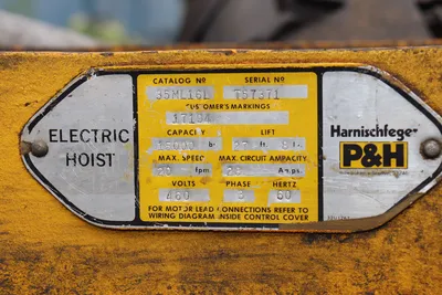 P&H 7.5 Ton Hoist