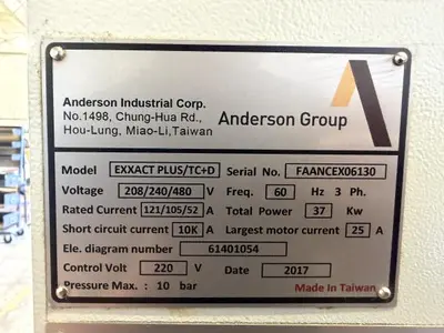 Used ANDERSON EXXACT End Matchers Pennsylvania US | RT Machine Company #1310076