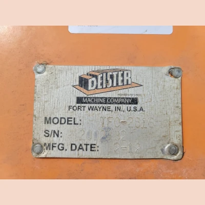 USED 2013 DEISTER TFO-2816