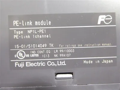 Fuji Electric NP1L-PE1 MICREX-SX PE-Link Module Used