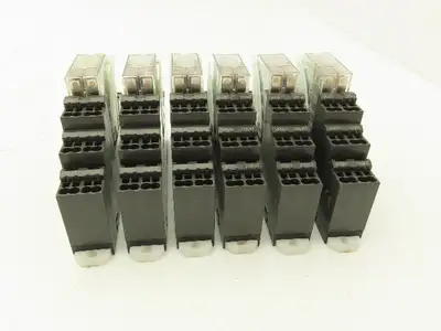 Omron G2R-2-SND P2RF-08-PU Relay 24VDC Coil 5A Base 250V 6A Lot of 6