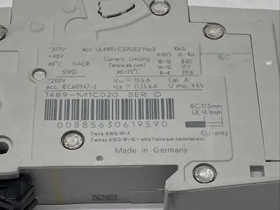 USED ALLEN-BRADLEY 1489-M1C020