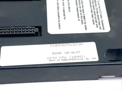 USED GE FANUC IC693CPU323N BASE 10-SLOT WITH CPU