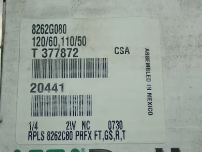 NEW ASCO 8262G080