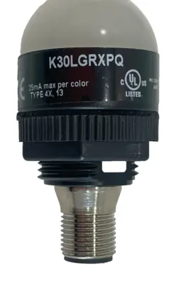 NEW BANNER ENGINEERING K30LGRXPQ INDICATOR LIGHT 78800
