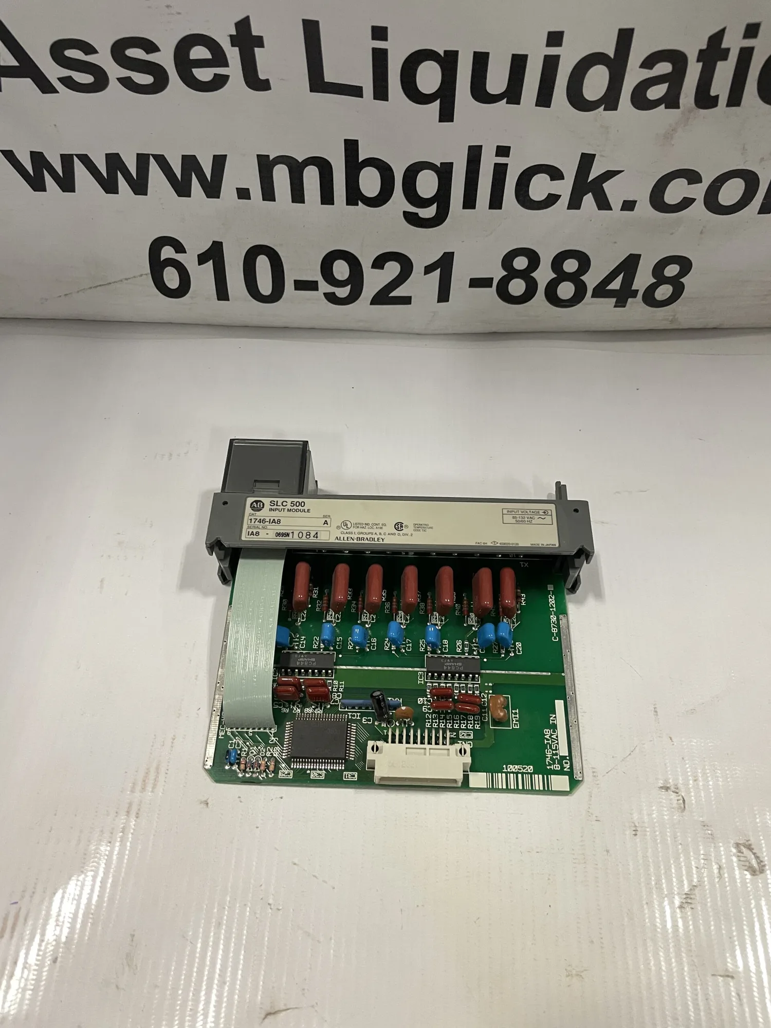 Allen-Bradley 1746-IA8 Ser. A SLC 500 Input Module 85-132VAC