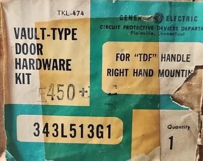 GE 343L513G1 Vault-Type Door Hardware. Loc4D29