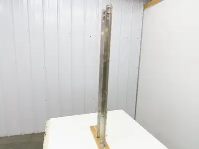 4" Tabletop Conveyor Stainless Leg Support H-Stand 43"-53" Adj Height