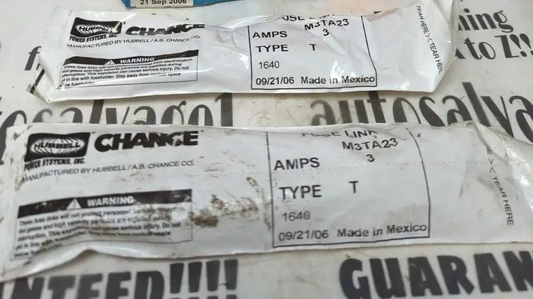 New | in-Stock HUBBELL M3TA23 Fuses | Surplus Asset Holdings #1226555