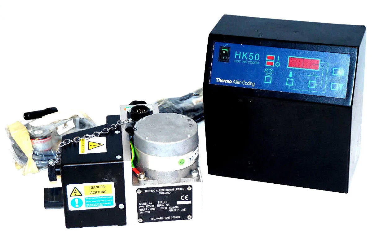 NEW THERMO ALLEN HK50 HOT INK CODER SYSTEM