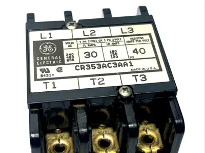 CR353AC3AA1 | General Electric  Contactor, 30A 3P - Used