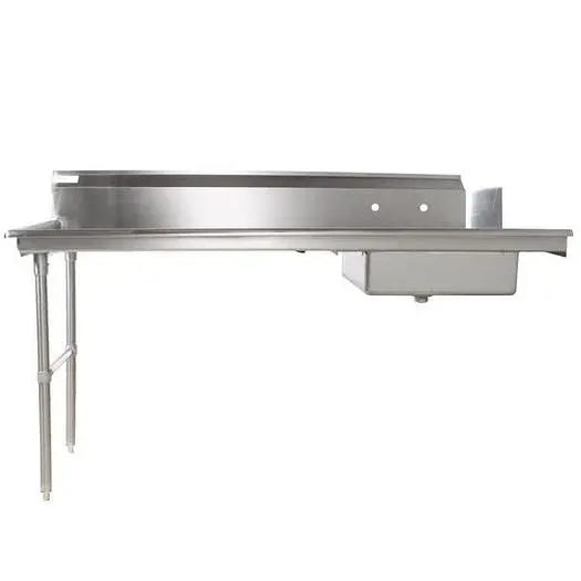 SOILED DISH TABLE  STAINLESS STEEL  - RIGHT OR LEFT HAND  6 SIZES TO CHOOSE FROM