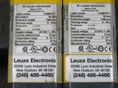 Used LEUZE _UNKNOWN_ Sensors Texas US | OCO Industrial #1704211