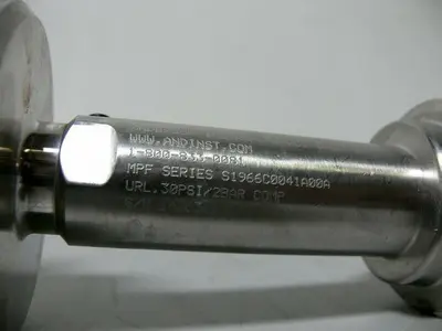 USED ANDERSON INSTRUMENTS MPF SERIES 30PSI 2BAR PRESSURE TRANSMITTER & DISPLAY