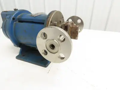 Liquiflo 33FL1 Magnetic Drive Gear Pump 1.45gpm 1/2" Flanged 5:1 Reducer 56C
