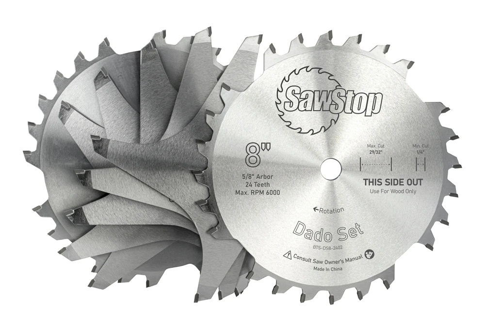 8â Premium Dado Set