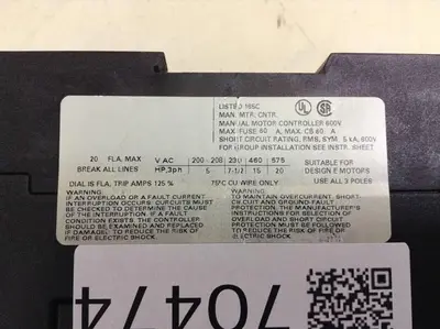 USED SIEMENS 3RV1 431-4BA10