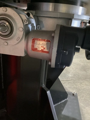 Rotary Indexing Table w/ Perforated Downdraft Surface for Welding/Assembly USED