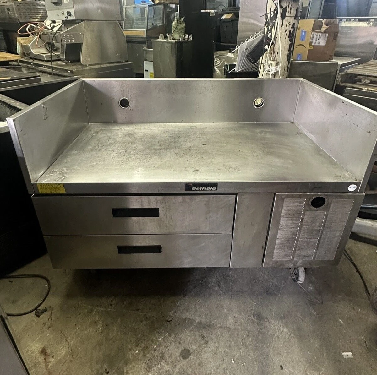 174-0232 Delfield F17C52-C 52" 2 Drawer Self Contained Chef Base Cooler