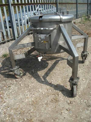 110 L S/S Open Top Trolley Tank