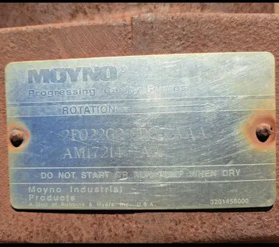 USED MOYNO 2F022C2 CDQ3 AAA